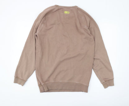Mens UK Size M Replay Brown Pullover Sweatshirt