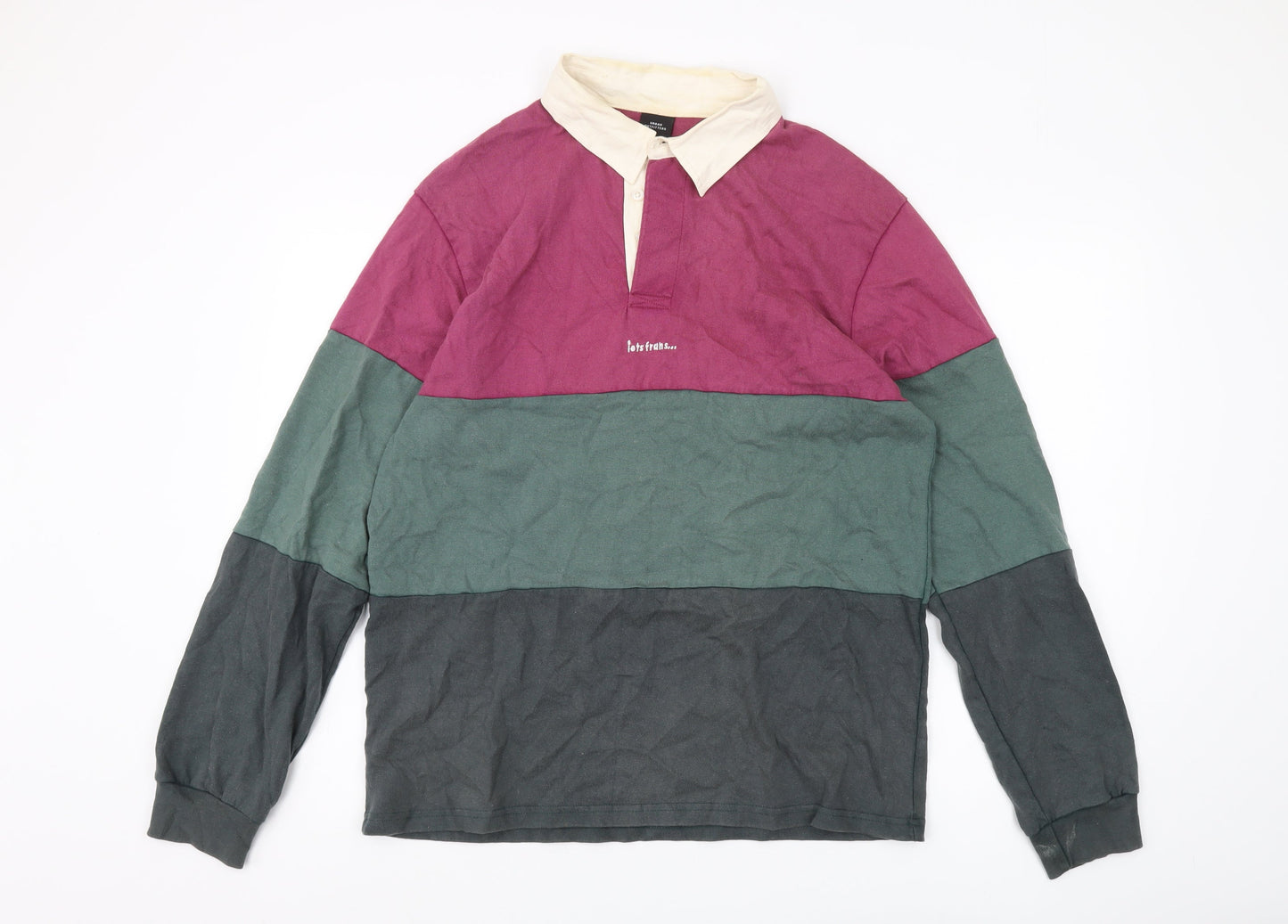 Urban Outfitters Men's Multicoloured M Polo Colourblock Style