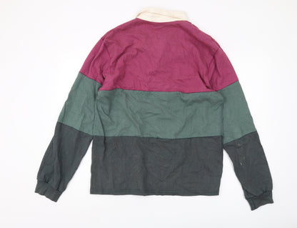 Urban Outfitters Men's Multicoloured M Polo Colourblock Style