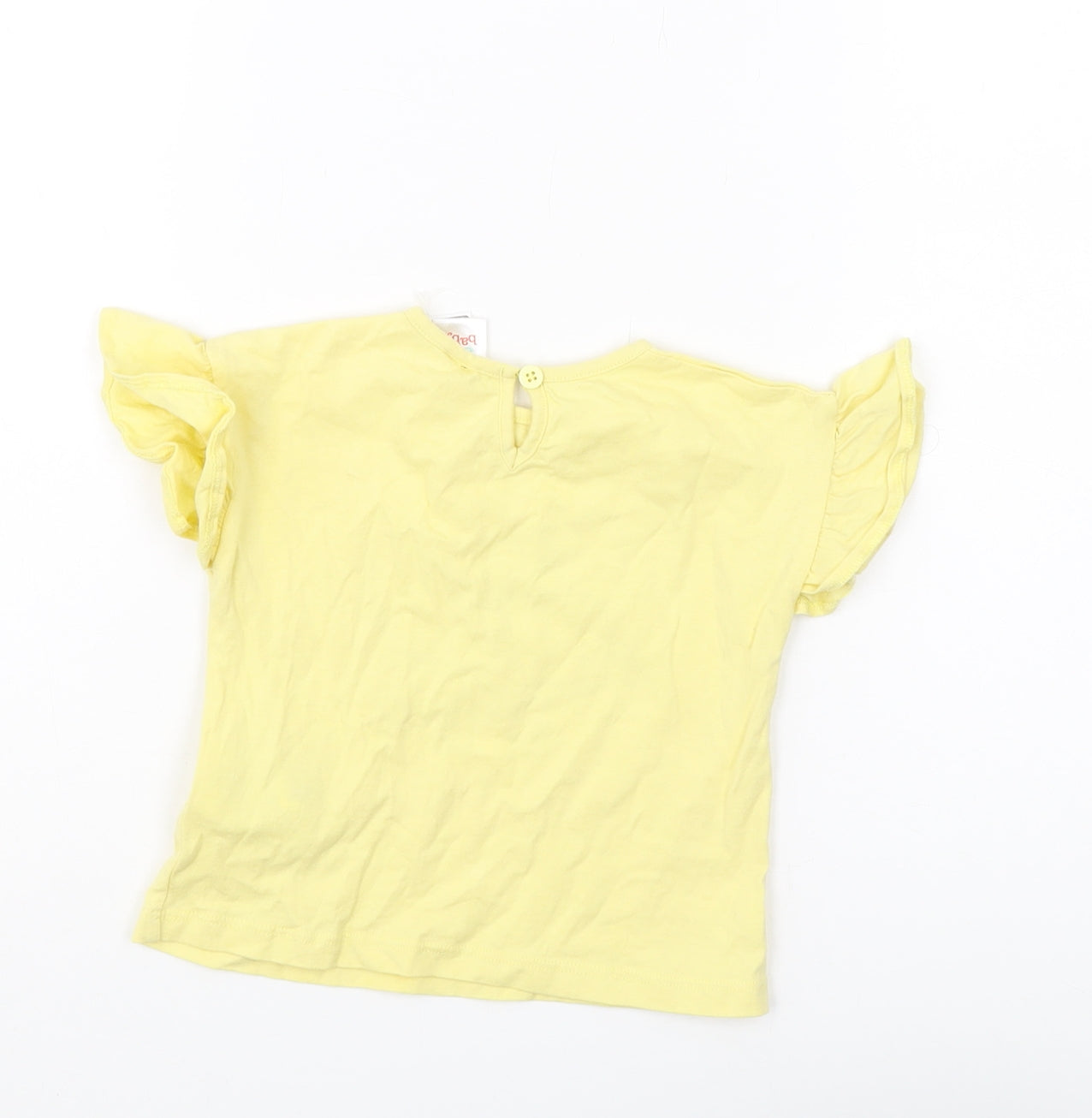 LC Waikiki Girls Yellow Dumbo T-Shirt, 12-18 Months, 100% Cotton