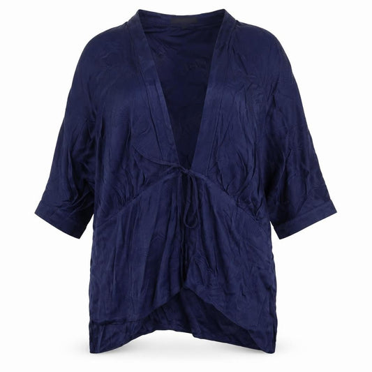 Urban Revivo Blue Kimono Blouse - Women's XL