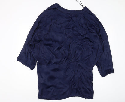Urban Revivo Blue Kimono Blouse - Women's XL