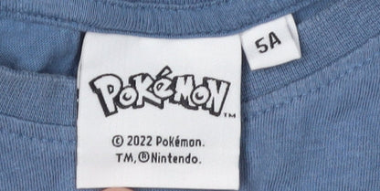 Pokémon Boys Blue Graphic Print T-Shirt 5 Years