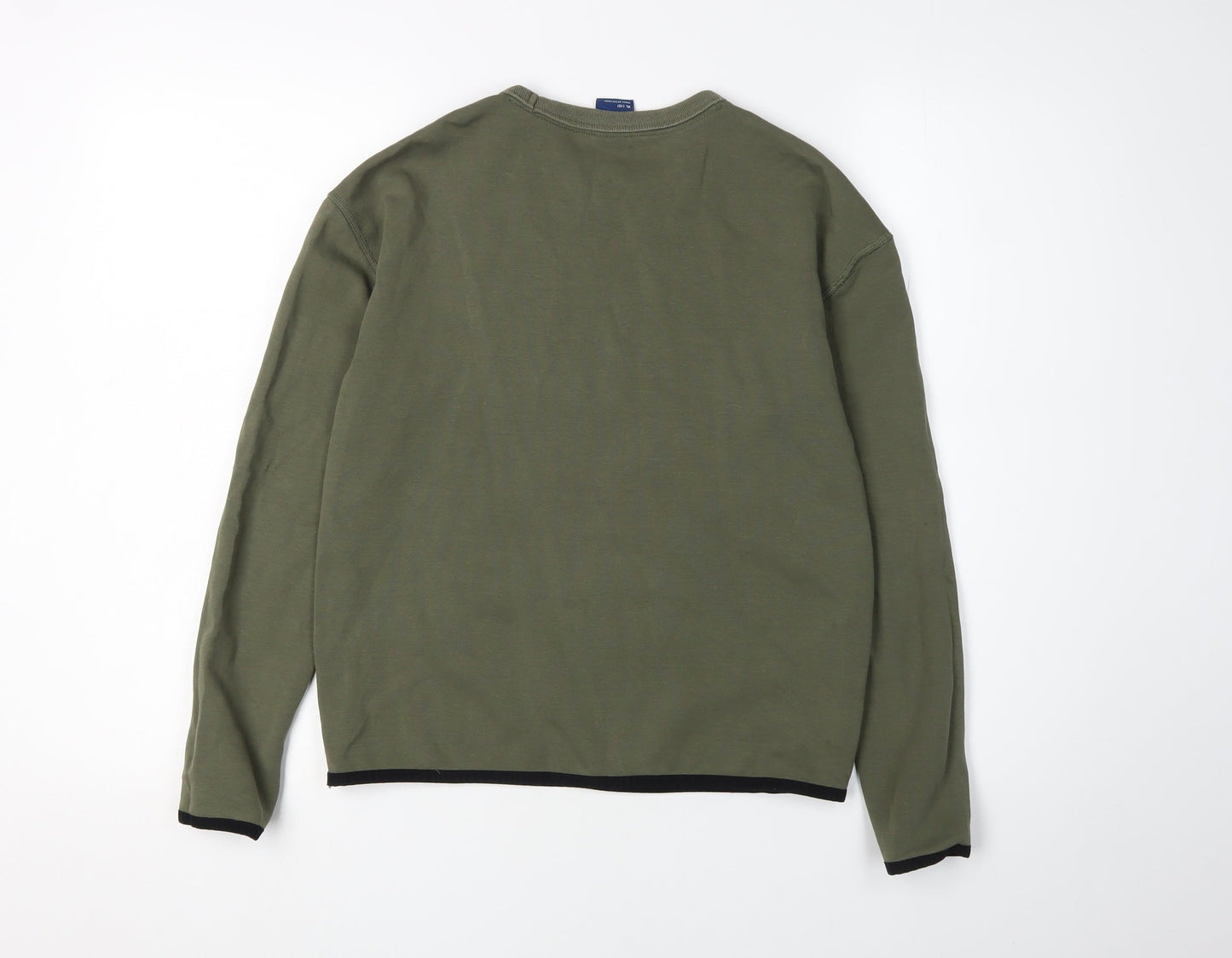 GapFit Boys Green XL Crew Neck Pullover Sweatshirt