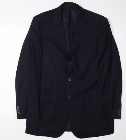 Mens UK Size 41 T.M.Lewin Regular Blue Suit Jacket