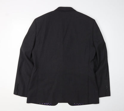 Mens UK Size 41 T.M.Lewin Regular Black Suit Jacket