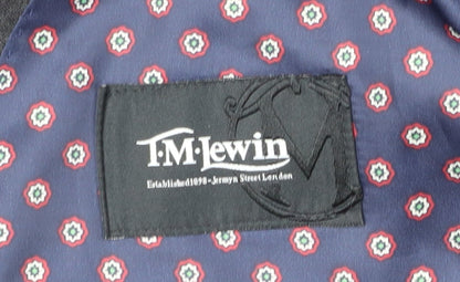 Mens UK Size 41 T.M.Lewin Regular Black Suit Jacket