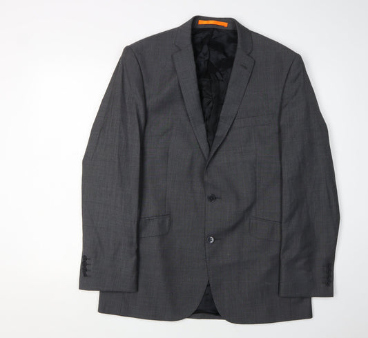 Mens UK Size 40 Ben Sherman Regular Grey Suit Jacket