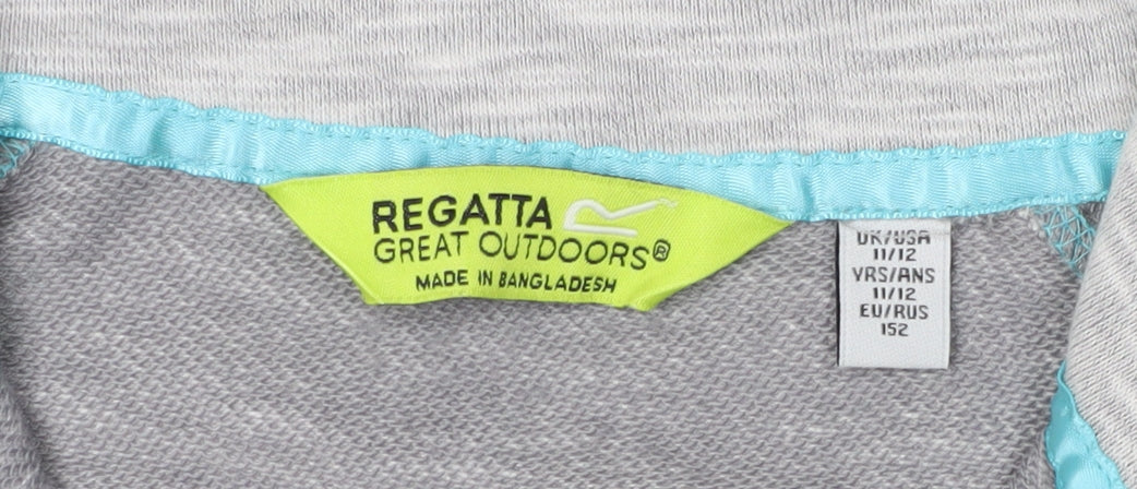 Teens UK Size M Regatta Grey Basic Jacket