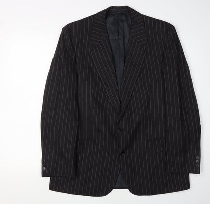 Austin Reed Men's Black Pinstripe Blazer - Size 42S