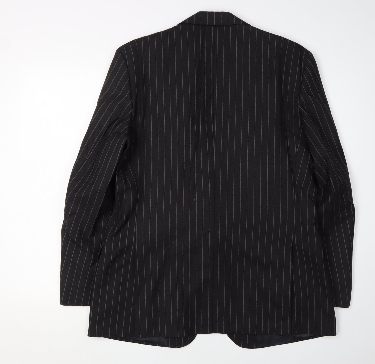 Austin Reed Men's Black Pinstripe Blazer - Size 42S