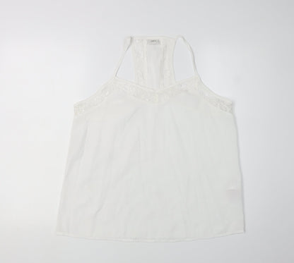 Womens UK Size 12 JDY White Camisole Tank