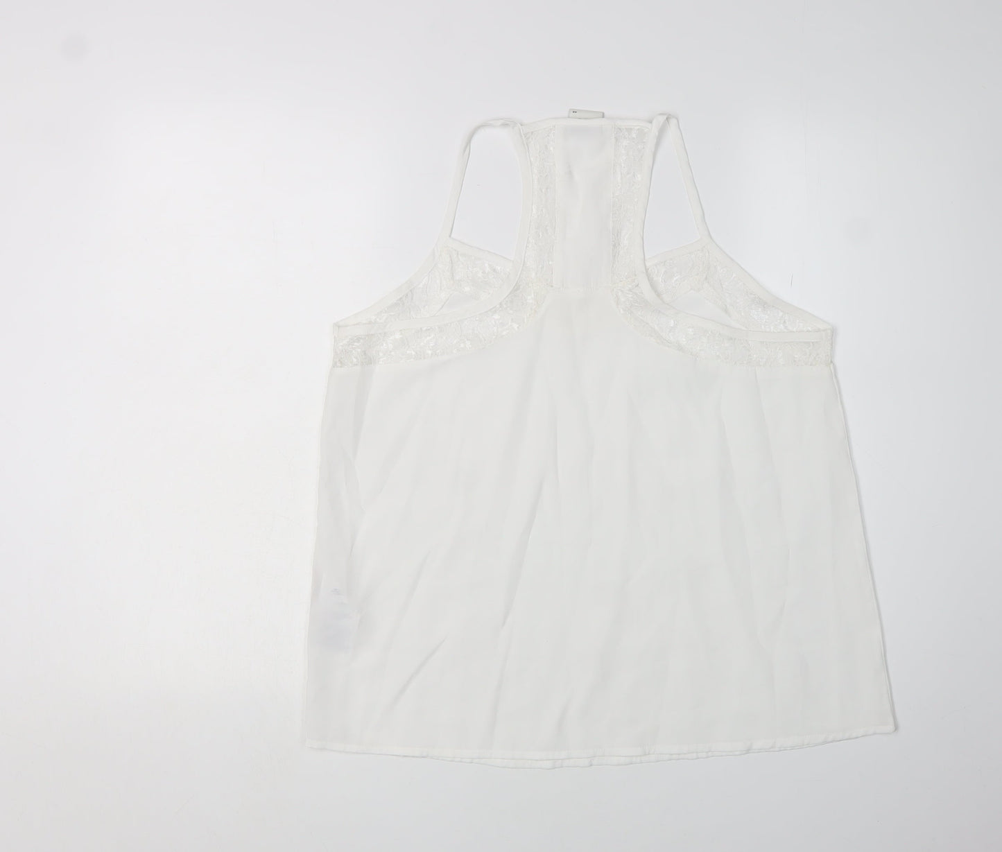 Womens UK Size 12 JDY White Camisole Tank