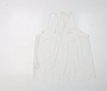Womens UK Size 12 JDY White Camisole Tank