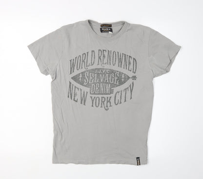 Mens UK Size S JACK & JONES Grey  T-Shirt