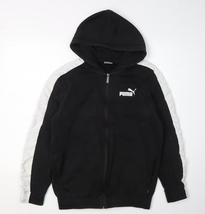 Mens UK Size S PUMA Black Full Zip Hoodie