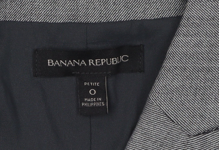 Banana Republic Petite Grey Sheath Business Dress Size 4