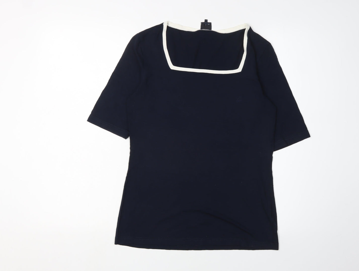 Womens UK Size 10 Daniel Hechter Black  T-Shirt
