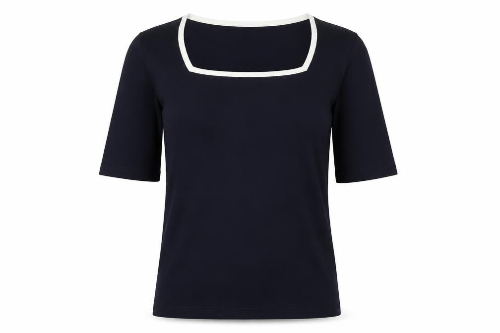 Womens UK Size 10 Daniel Hechter Black  T-Shirt