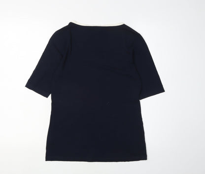 Womens UK Size 10 Daniel Hechter Black  T-Shirt