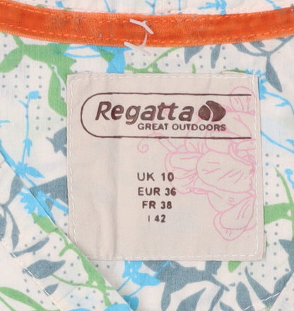 Womens UK Size 10 Regatta Great Outdoors Multicoloured  Button-Up