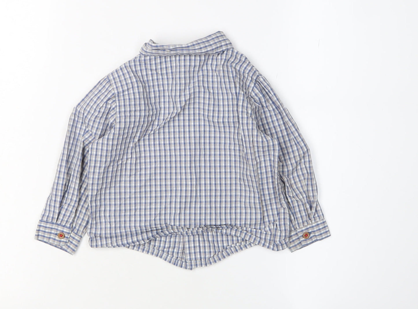 Jasper Conran Boys Blue Button-Up Shirt 12-18 Months