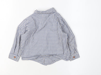 Jasper Conran Boys Blue Button-Up Shirt 12-18 Months