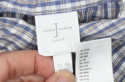 Jasper Conran Boys Blue Button-Up Shirt 12-18 Months