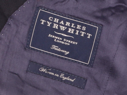 Mens UK Size 38 Charles Tyrwhitt Regular Blue Suit Jacket