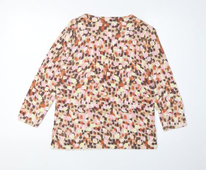 Womens UK Size M Viyella Multicoloured Pullover Jumper