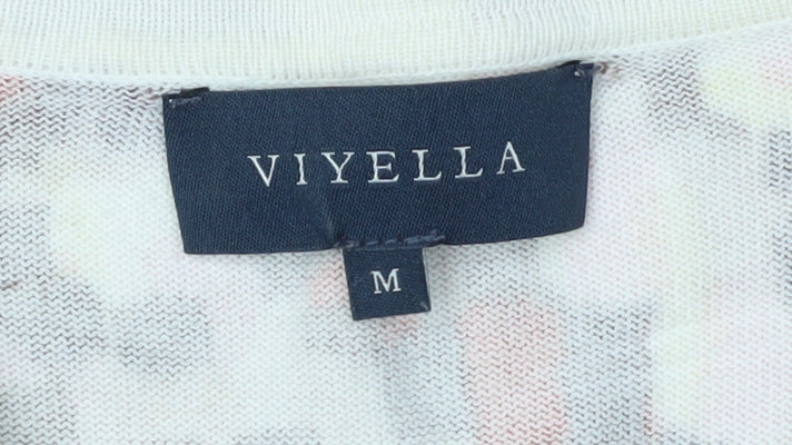 Womens UK Size M Viyella Multicoloured Pullover Jumper