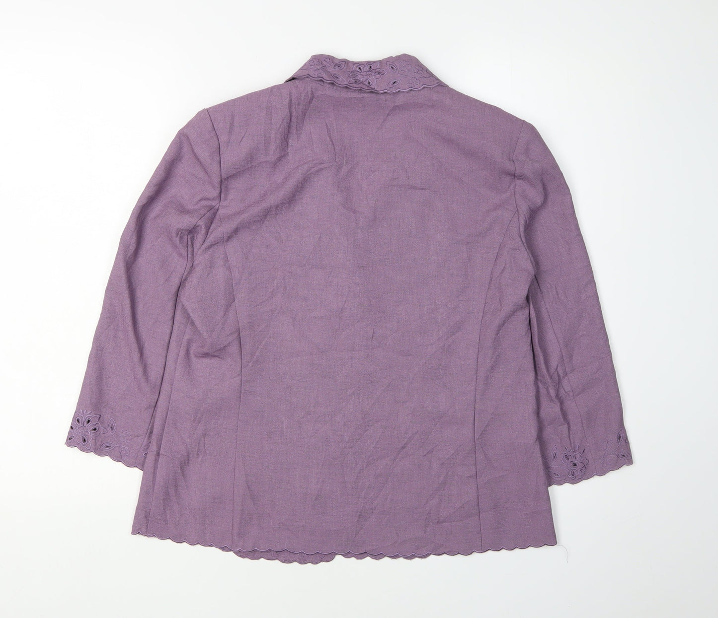 Eastex Women's Purple Suit Jacket Size 12