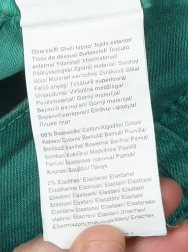 s.Oliver Women's Green Straight Jeans Size 38