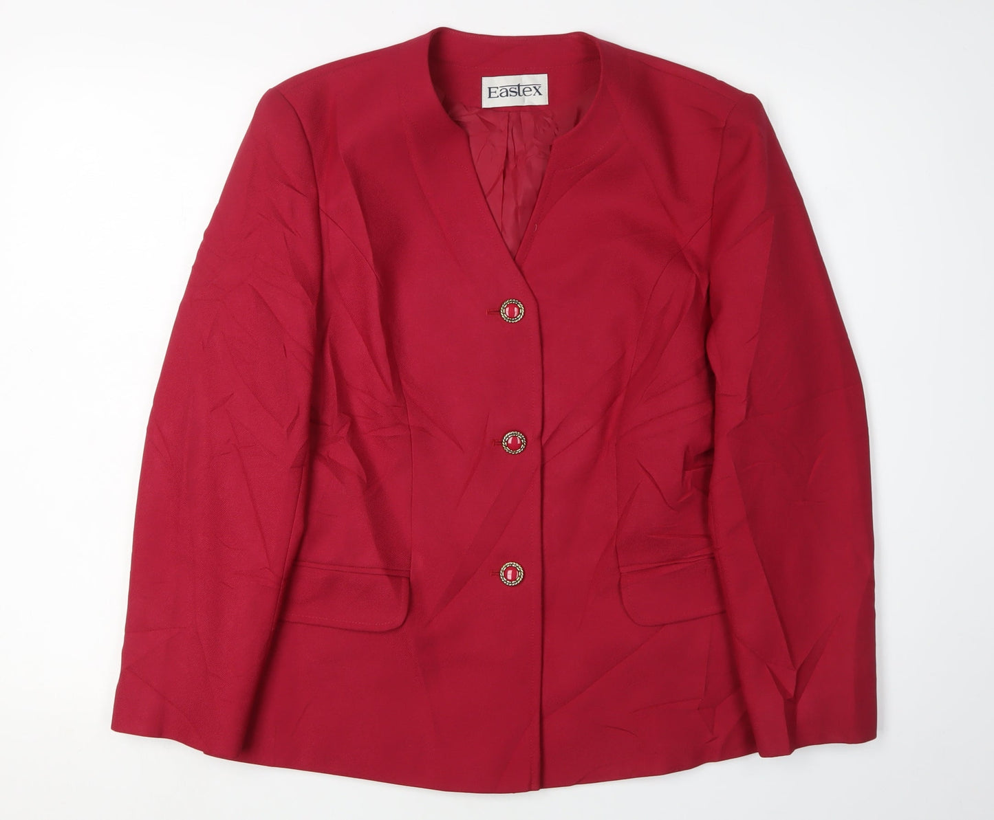 Eastex Women's Red Blazer Size 10, Regular Fit