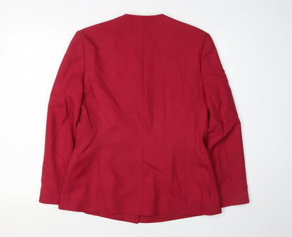 Eastex Women's Red Blazer Size 10, Regular Fit