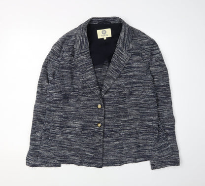 Viyella Women's Blue Blazer, Size 18, Lined Casual Classic