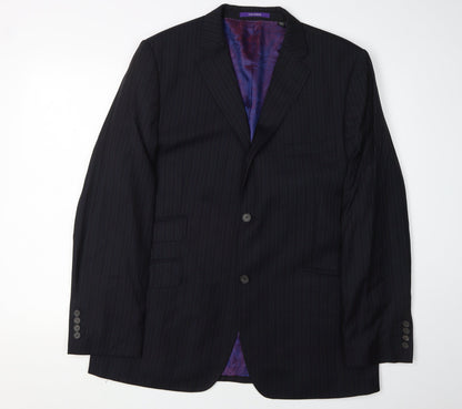 Mens UK Size 42 Ted Baker Regular Blue Suit Jacket