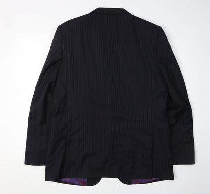 Mens UK Size 42 Ted Baker Regular Blue Suit Jacket