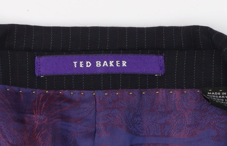 Mens UK Size 42 Ted Baker Regular Blue Suit Jacket