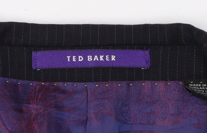 Mens UK Size 42 Ted Baker Regular Blue Suit Jacket
