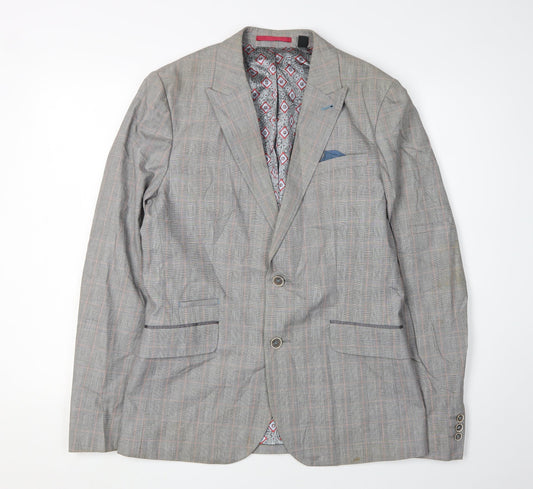 Mens UK Size 3 Ted Baker  Grey Suit Jacket
