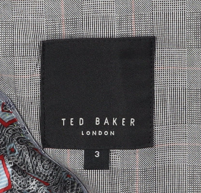 Mens UK Size 3 Ted Baker  Grey Suit Jacket