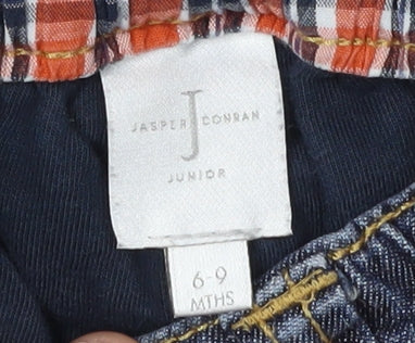 Jasper Conran Unisex Blue Cargo Trousers 6-9 Months