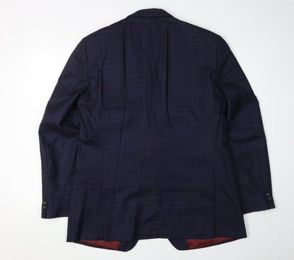 Mens UK Size 42 Magee Regular Blue Suit Jacket