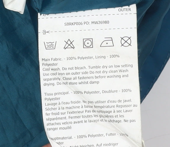 Mens UK Size 164 Regatta Blue Rain Coat