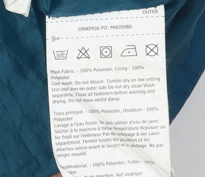 Mens UK Size 164 Regatta Blue Rain Coat