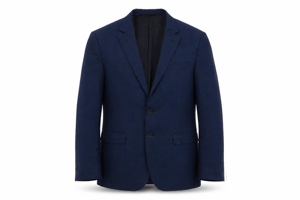 Mens UK Size 38 HUGO BOSS Regular Blue Suit Jacket