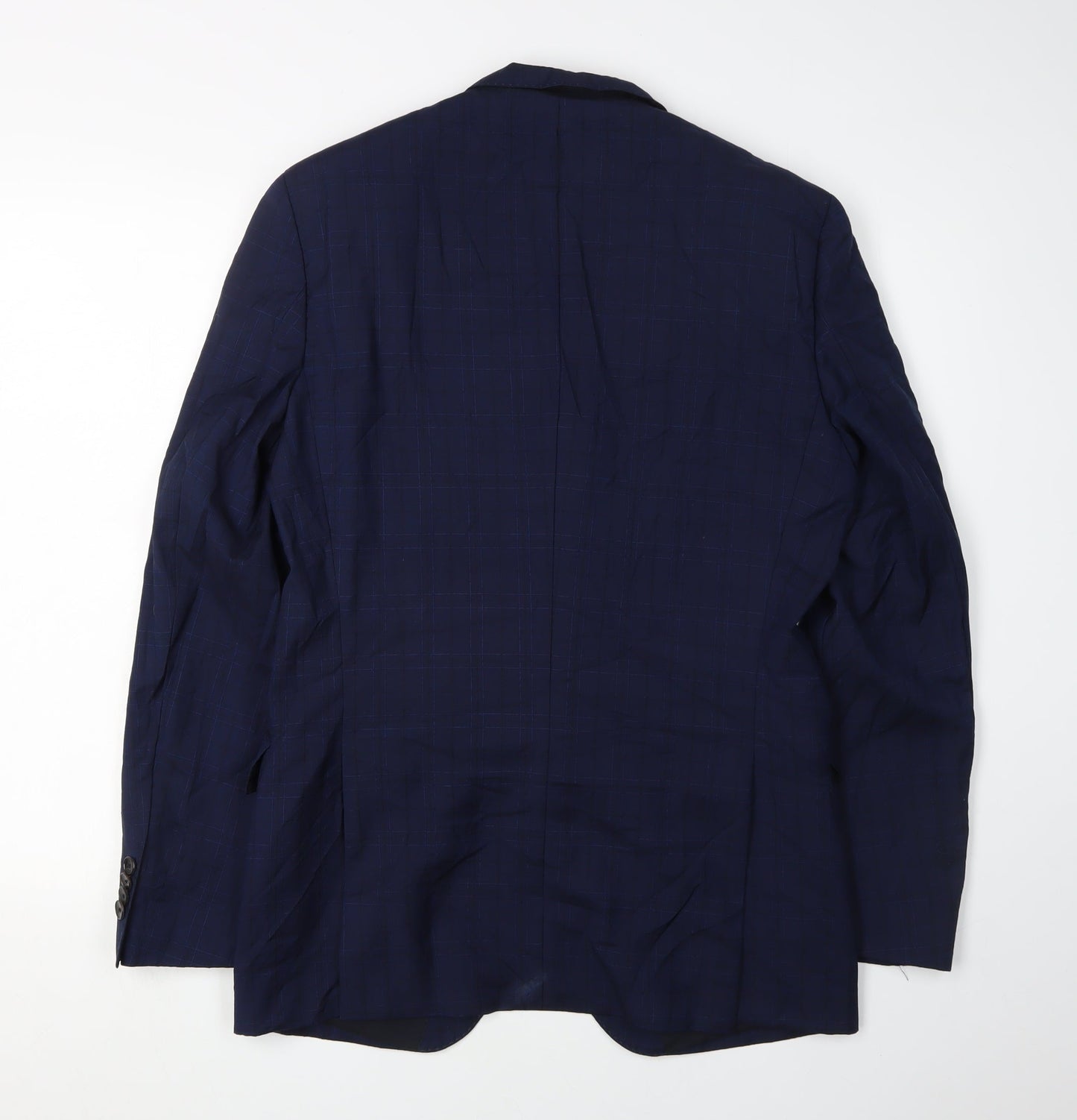 Mens UK Size 38 HUGO BOSS Regular Blue Suit Jacket