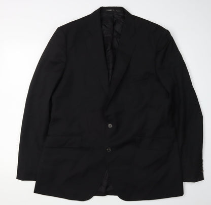 Mens UK Size 44 Jaeger Regular Black Suit Jacket