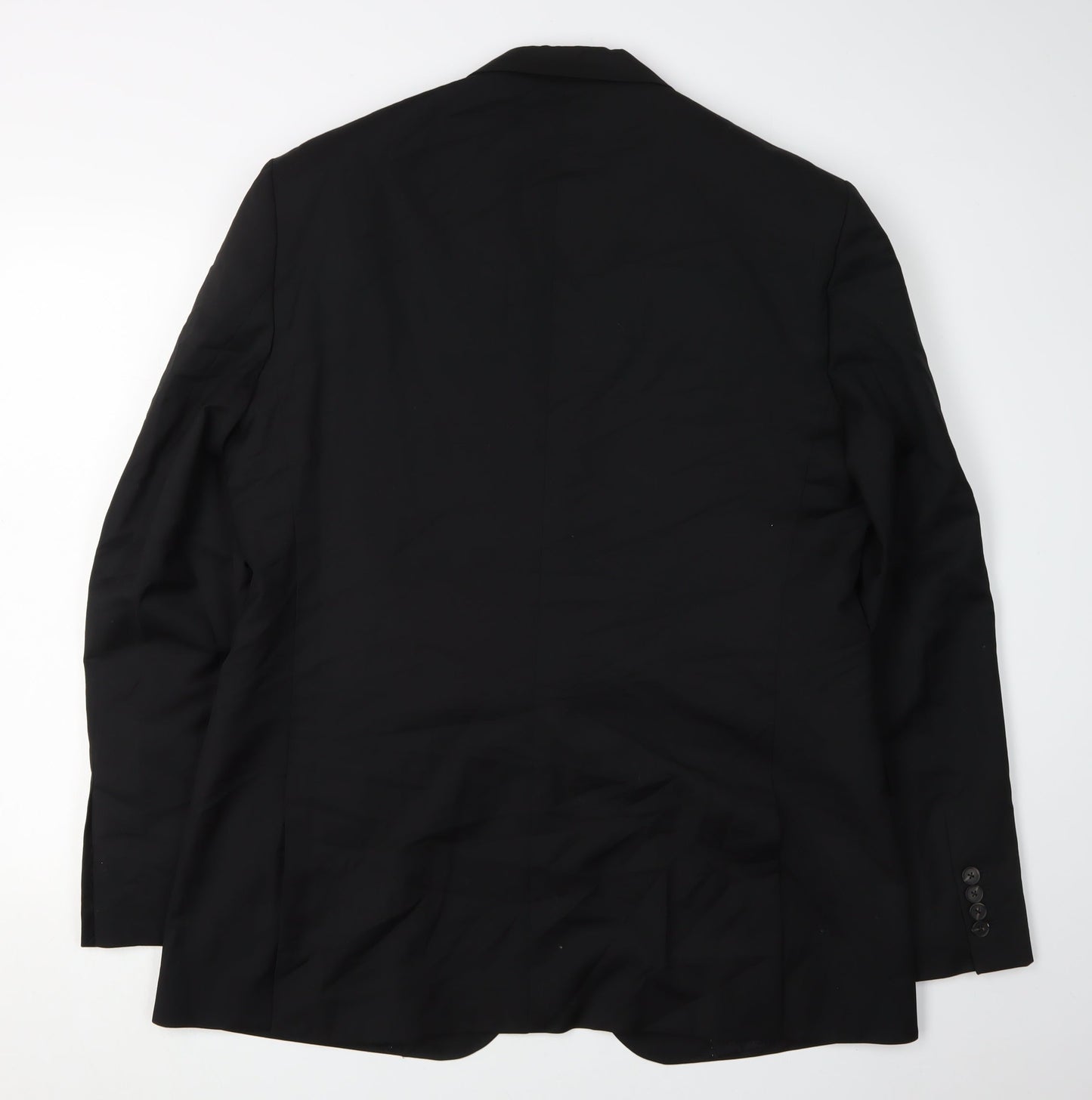 Mens UK Size 44 Jaeger Regular Black Suit Jacket